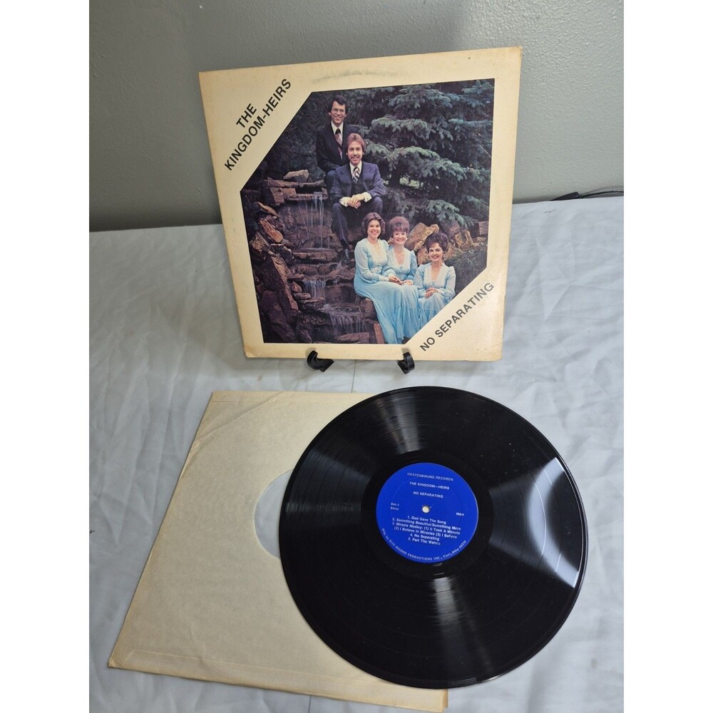Kingdom-Heirs No Separating LP RARE Record Heavenbound Records Iowa Gospel